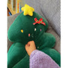 Christmas Tree Shape Soft Fluffy Xmas Pillow