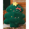 Christmas Tree Shape Soft Fluffy Xmas Pillow