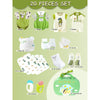 20 Pcs Green Dream Big Baby Birthday Gift Hamper Set With Travelling Suitcase