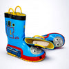 Mr. Bullet Express, flexible Rubber Rain Gumboots for Kids