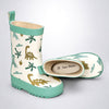 Mr. Dash T-Rex, flexible Rubber Rain Gumboots for Toddlers & Kids