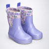 Ms. Lavendar Taylor, flexible Rubber Rain Gumboots for Toddlers & Kids