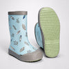 Mr.Neptune Shell, flexible Rubber Rain Gumboots for Toddlers & Kids