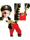Black Coat one eye Pirate , Kids Halloween Costume Fancy Dress Up