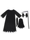 Deathman with Sickle Kids Unisex Halloween Costume