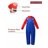 Junior Super Brothers, Plumber Kids Halloween Costume Fancy Dress Up