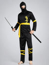 Yellow Dragon Ninja Adults Halloween Costume Fancy Dress Up