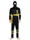 Yellow Dragon Ninja Adults Halloween Costume Fancy Dress Up