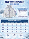 Red Bear-Ear Faux-Fur Hooded Quilted Winter Jacket for Kids