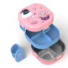 Pink Space Slice 2Pcs Stainless Steel Soup Box & Lunch Box With Bag