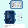 5 Sections Blue Space Lunch Box
