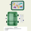 5 Sections Olive Dino Lunch Box