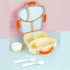 Blue Bread Slice Fun Themed Kids Lunch Box