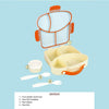Blue Bread Slice Fun Themed Kids Lunch Box