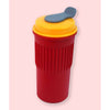 2Pcs Square Blue Lego Lid BPA Free Plastic Lunch Box Plus Cup Bottle