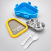 Blue & Yellow Triangle Happy Bites Lunch Box