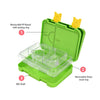 Green Dinosaur Volacano Bento Lunch Box