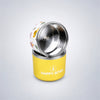 Party Dogs Happy Bites Double Decker Stainless Steel Lunch Box