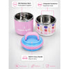 Fruity Happy Bites Double Decker Stainless Steel Lunch Box