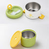 Green Hot Summer Double Decker Stainless Steel Lunch Box