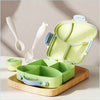 Pastel Mint Bread Slice Fun Themed Lunch Box