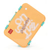 Orange Travel Theme Stainless Steel Lunch Box