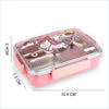 Pink Party Hat Unicorn Big Size Stainless Steel Lunch Box