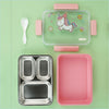 Pink Party Hat Unicorn Big Size Stainless Steel Lunch Box