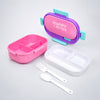 Pink Flap Happy Bites Bento Lunch Box