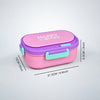 Pink Flap Happy Bites Bento Lunch Box