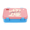 Pink Travel Theme Stainless Steel Lunch Box