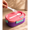 Purple Flap Happy Bites Bento Lunch Box