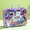 Purple Meow Compact Lunch Box