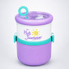 Purple Hot Summer Double Decker Stainless Steel Lunch Box