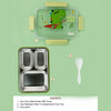 Rock Dino Green Big Size Stainless Steel Lunch Box