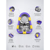 Yellow & Purple Triangle Happy Bites Lunch Box