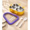 Yellow & Purple Triangle Happy Bites Lunch Box