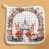 5 Pcs Woodland Theme Super Soft Breathable Pure Muslin Cotton Napkins Set