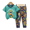 Surfing Lion Soft Cotton Joggers Nightsuit Set
