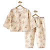 Pink Florals Organic Crushed Soft Muslin Cotton Nightsuit