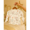Woodland Bunny Organic Crushed Soft Muslin Cotton Nightsuit