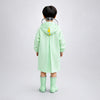 3D Dino Face & Tail Knee Length Raincoat for Kids