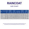 Blue & Green Colour-Block Knee-Length Raincoat for  Kids & Teens