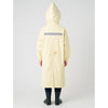Cream Animal Print Knee Length Raincoat for Kids & Teens