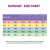 Minimal Pink & Purple Pocket Knee Length Raincoat for Kids & Teens