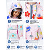 Pink Sunshine Doodle  Knee-Length Raincoat for Kids