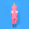 Bright Pink Magical Unicorn Theme All Over Jumpsuit / Playsuit Raincoat for Kids - Little Surprise BoxBright Pink Magical Unicorn Theme All Over Jumpsuit / Playsuit Raincoat for Kids
