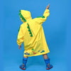 Bright Yellow 3d Dino Theme Raincoat for Kids - Little Surprise BoxBright Yellow 3d Dino Theme Raincoat for Kids