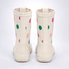 Ms. Swiss Dots ,  Flexible Rubber Rain Gumboots for Toddlers and Kids