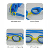 Junior Blue Yellow Anti Fog UV Protection Leakproof Design Swim Goggles | 3yrs - 8yrs